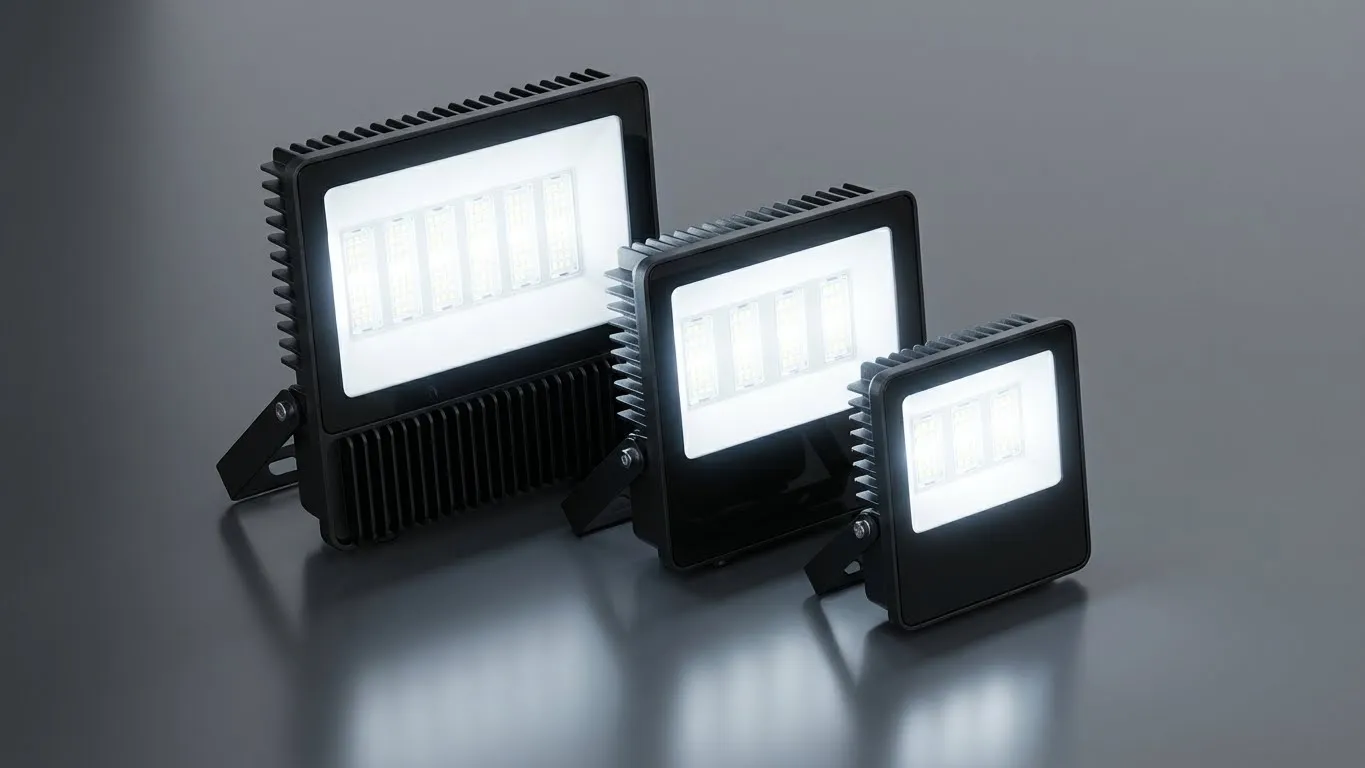 Projetores de LED para fachadas e áreas esportivas